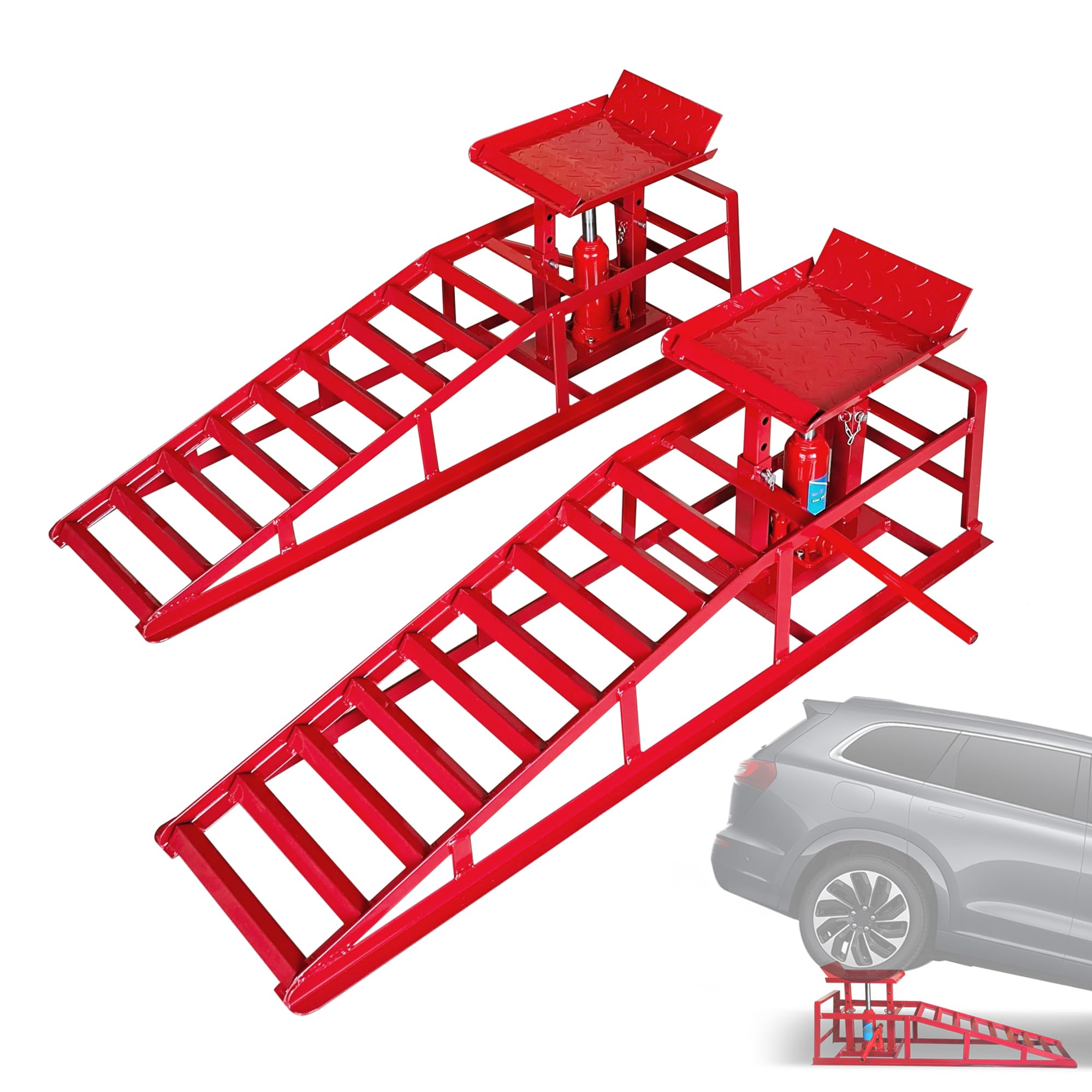 Amazon.com: LOCKIETTA Hydraulic Car Ramps 2 PCS, 11050LBS Heavy